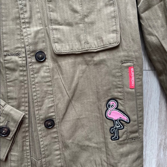 NWOT Superdry rookie patch military jacket - Picture 4 of 10